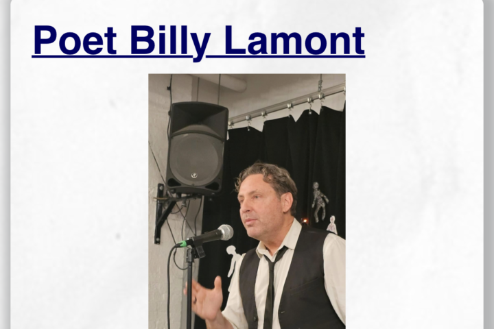 POET BILLY LAMONT IS HONORED TO JOIN NYS ARTS-IN-EDUCATION NETWORK