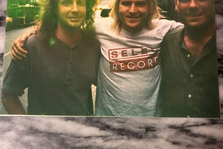 BILLY LAMONT, MIKE PETERS of THE ALARM And IAN WILSON – LOLLAPALOOZA 1995 – THE LAB Stage – NYC